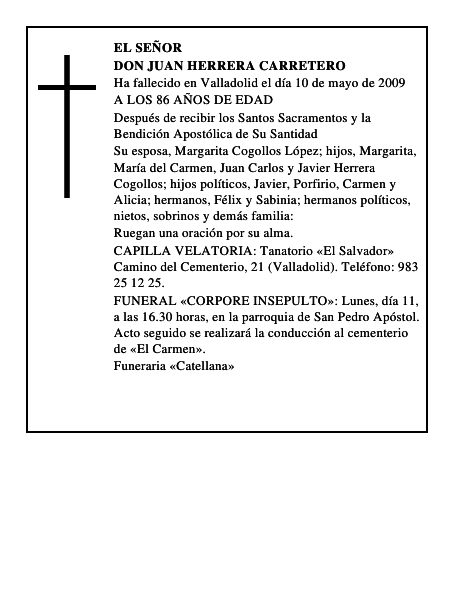 DON JUAN HERRERA CARRETERO