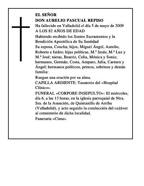 DON AURELIO PASCUAL REPISO