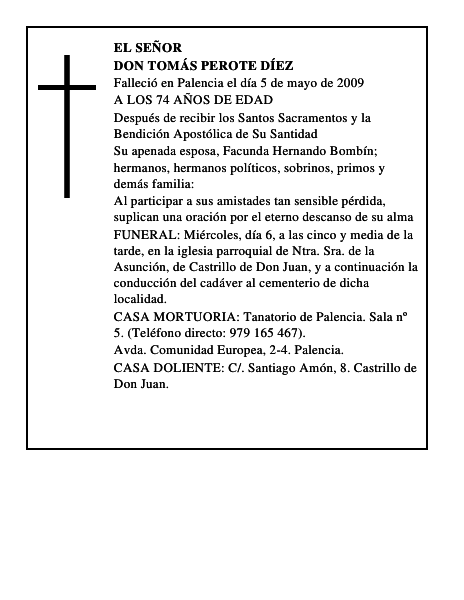 DON TOMÁS PEROTE DÍEZ