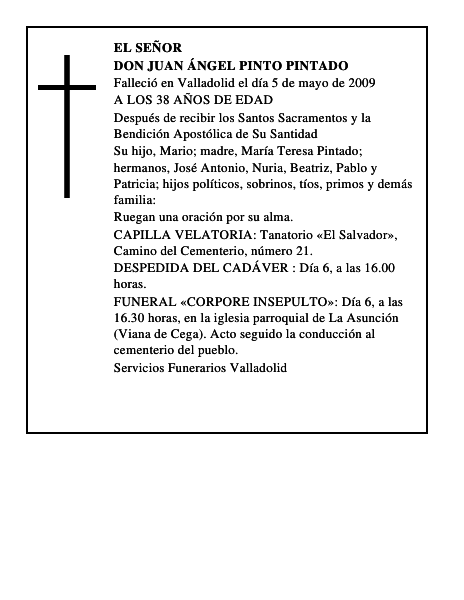 DON JUAN ÁNGEL PINTO PINTADO