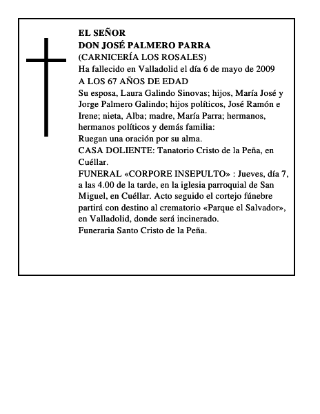 DON JOSÉ PALMERO PARRA