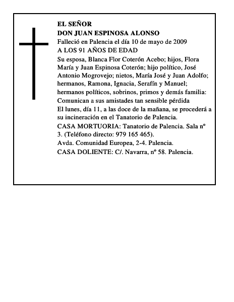 DON JUAN ESPINOSA ALONSO