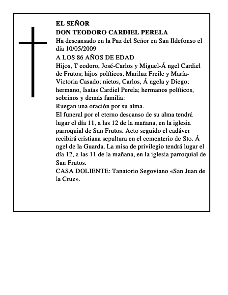 DON TEODORO CARDIEL PERELA