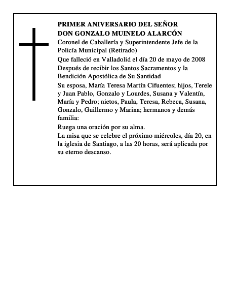 DON GONZALO MUINELO ALARCÓN