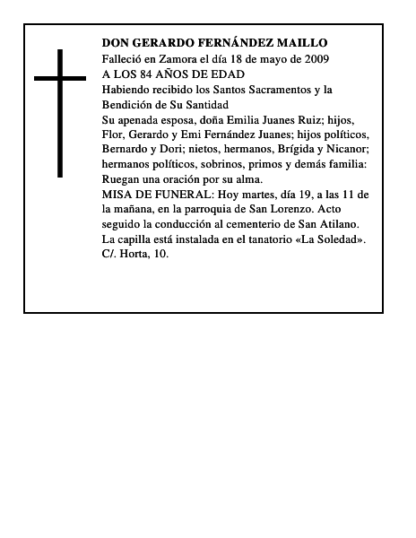 DON GERARDO FERNÁNDEZ MAILLO