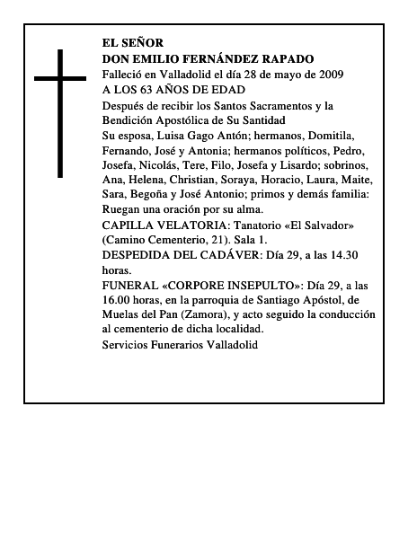 DON EMILIO FERNÁNDEZ RAPADO
