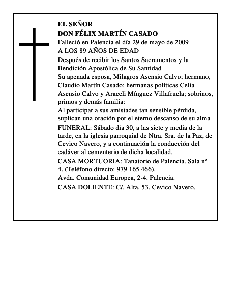 DON FÉLIX MARTÍN CASADO