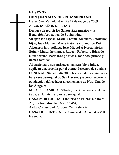 DON JUAN MANUEL RUIZ SERRANO