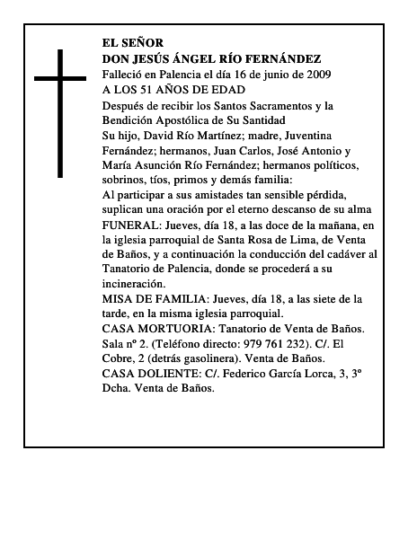 DON JESÚS ÁNGEL RÍO FERNÁNDEZ