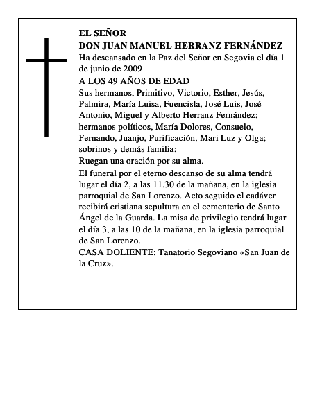 DON JUAN MANUEL HERRANZ FERNÁNDEZ