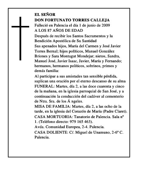 DON FORTUNATO TORRES CALLEJA
