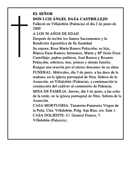 DON LUIS ÁNGEL DAZA CASTRILLEJO