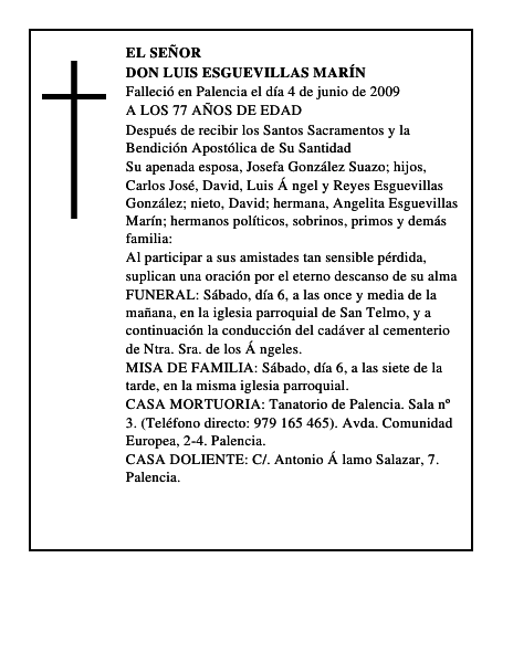 DON LUIS ESGUEVILLAS MARÍN