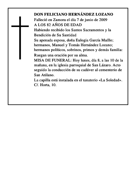 DON FELICIANO HERNÁNDEZ LOZANO
