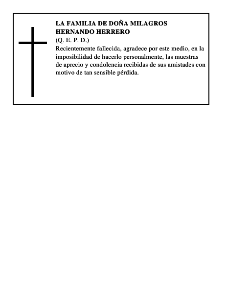LA FAMILIA DE DOÑA MILAGROS HERNANDO HERRERO