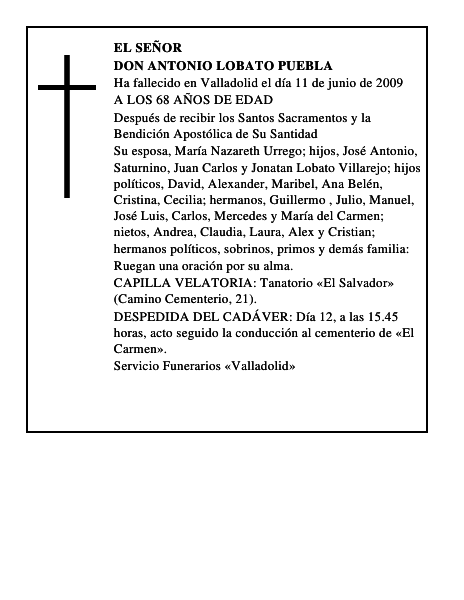 DON ANTONIO LOBATO PUEBLA