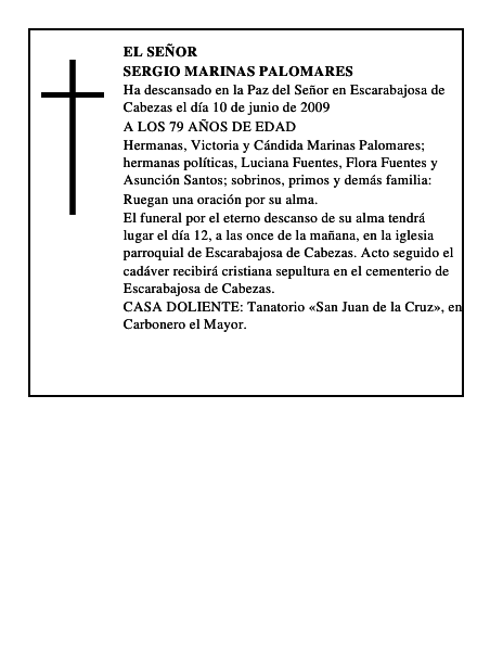 SERGIO MARINAS PALOMARES