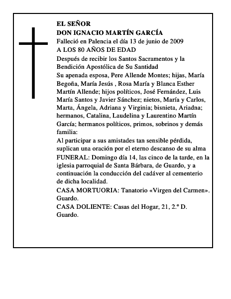 DON IGNACIO MARTÍN GARCÍA