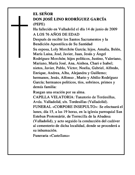 DON JOSÉ LINO RODRÍGUEZ GARCÍA
