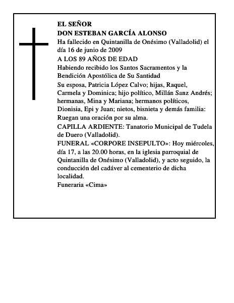 DON ESTEBAN GARCÍA ALONSO