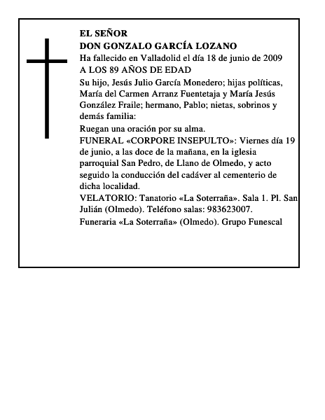 DON GONZALO GARCÍA LOZANO