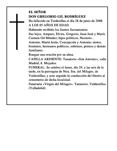 DON GREGORIO GIL RODRÍGUEZ