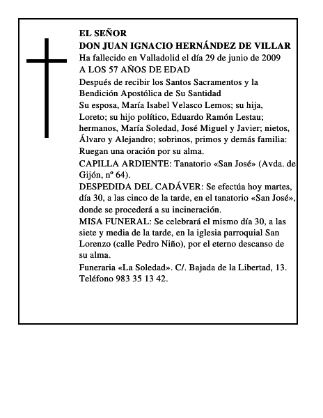 DON JUAN IGNACIO HERNÁNDEZ DE VILLAR