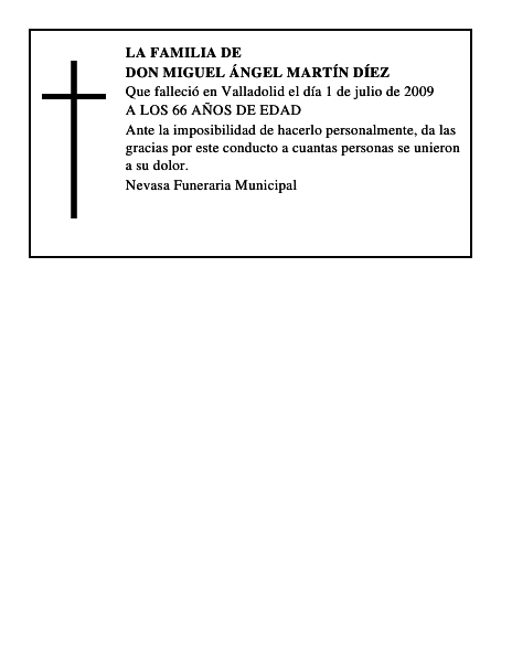 DON MIGUEL ÁNGEL MARTÍN DÍEZ