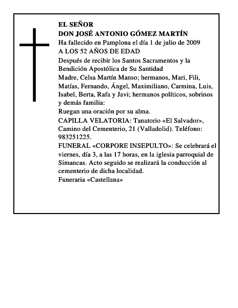 DON JOSÉ ANTONIO GÓMEZ MARTÍN