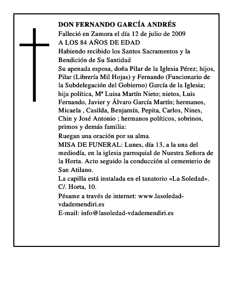 DON FERNANDO GARCÍA ANDRÉS