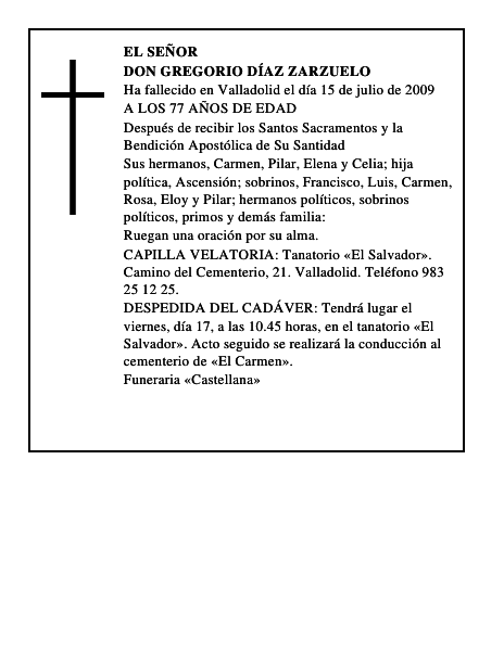 DON GREGORIO DÍAZ ZARZUELO