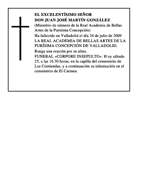 DON JUAN JOSÉ MARTÍN GONZÁLEZ