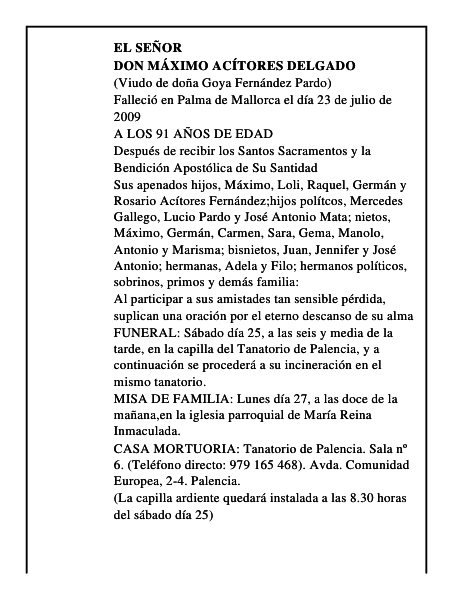 DON MÁXIMO ACÍTORES DELGADO