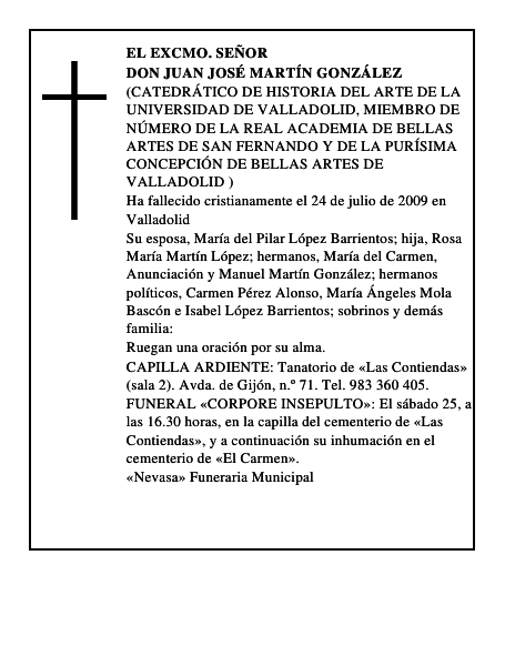 DON JUAN JOSÉ MARTÍN GONZÁLEZ