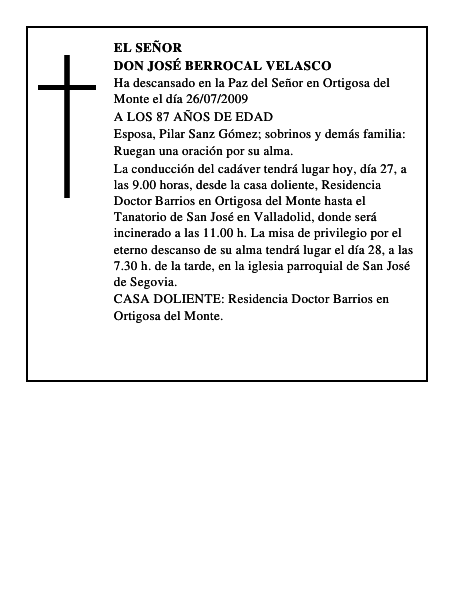 DON JOSÉ BERROCAL VELASCO