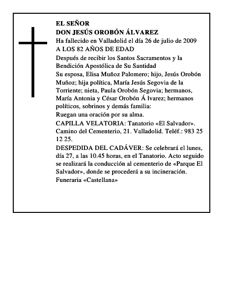 DON JESÚS OROBÓN ÁLVAREZ