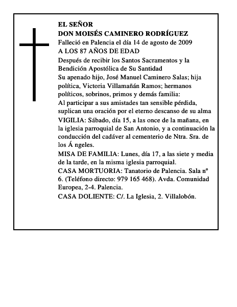 DON MOISÉS CAMINERO RODRÍGUEZ