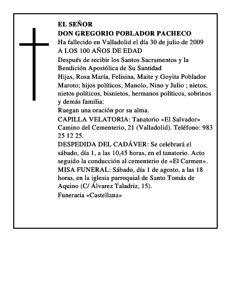 DON GREGORIO POBLADOR PACHECO