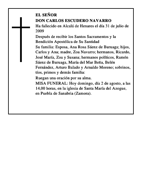 DON CARLOS ESCUDERO NAVARRO