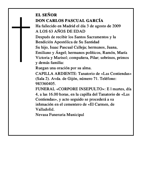 DON CARLOS PASCUAL GARCÍA