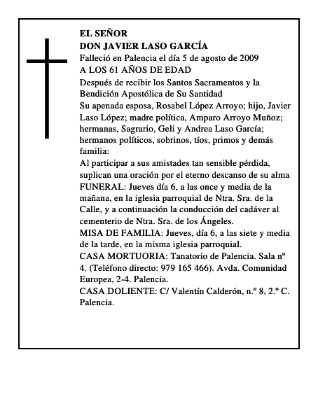 DON JAVIER LASO GARCÍA