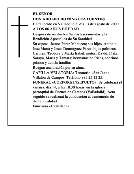 DON ADOLFO DOMÍNGUEZ FUENTES