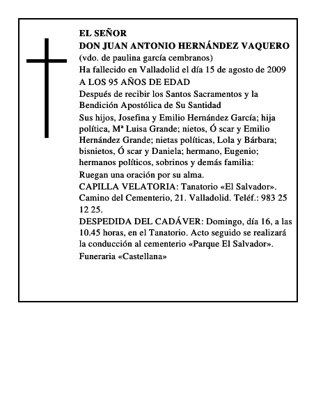 DON JUAN ANTONIO HERNÁNDEZ VAQUERO