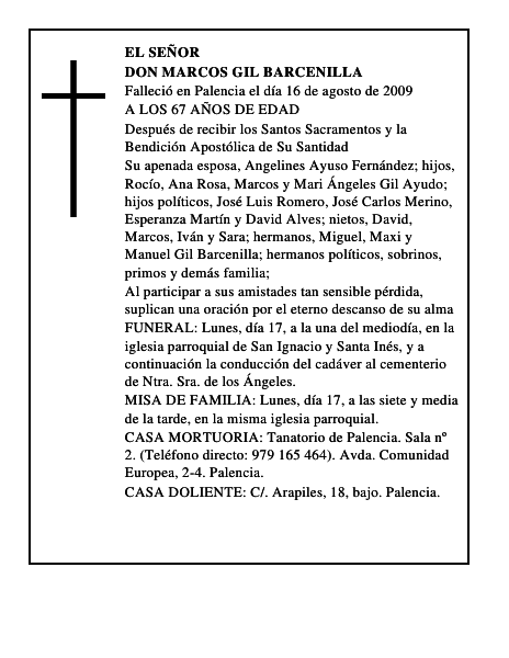 DON MARCOS GIL BARCENILLA