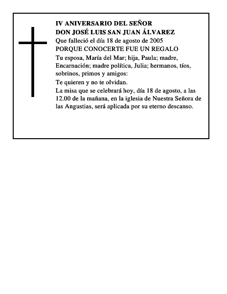 DON JOSÉ LUIS SAN JUAN ÁLVAREZ