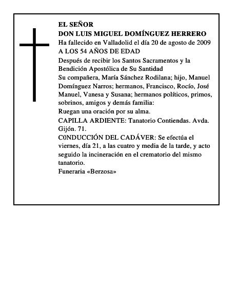 DON LUIS MIGUEL DOMÍNGUEZ HERRERO