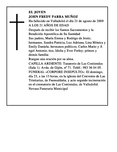 JOHN FREDY PARRA MUÑOZ