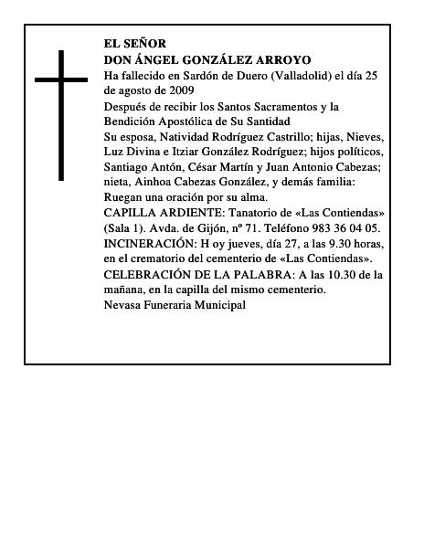 DON ÁNGEL GONZÁLEZ ARROYO