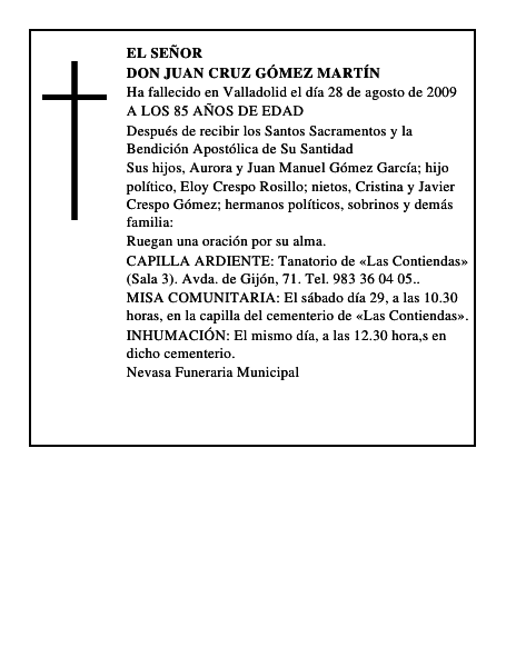 DON JUAN CRUZ GÓMEZ MARTÍN
