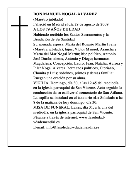 DON MANUEL NOGAL ÁLVAREZ